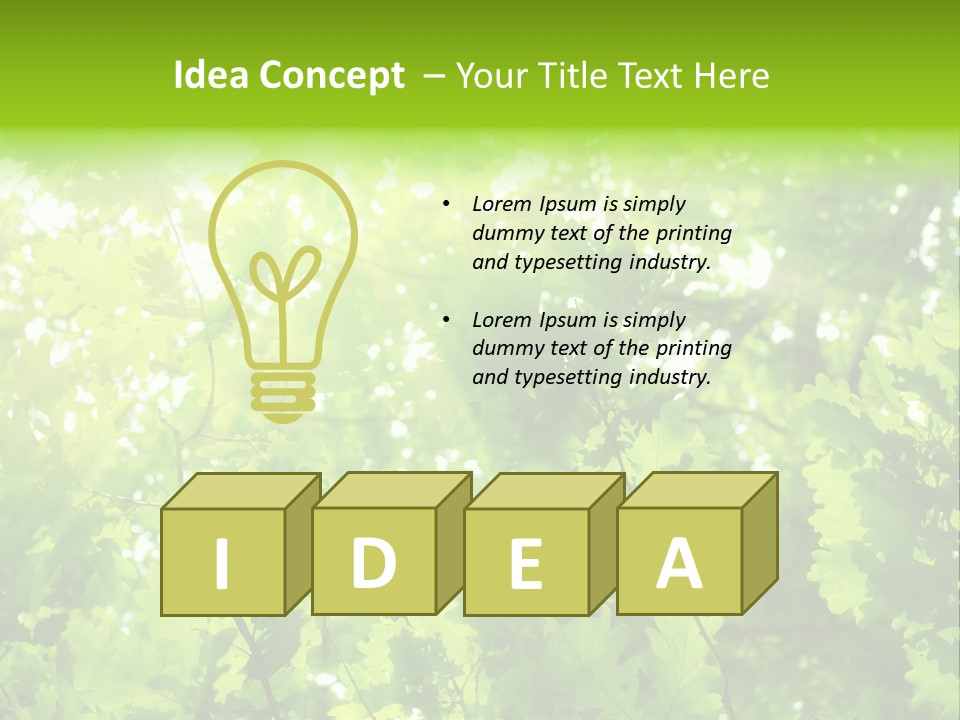 Season Growth Branch PowerPoint Template