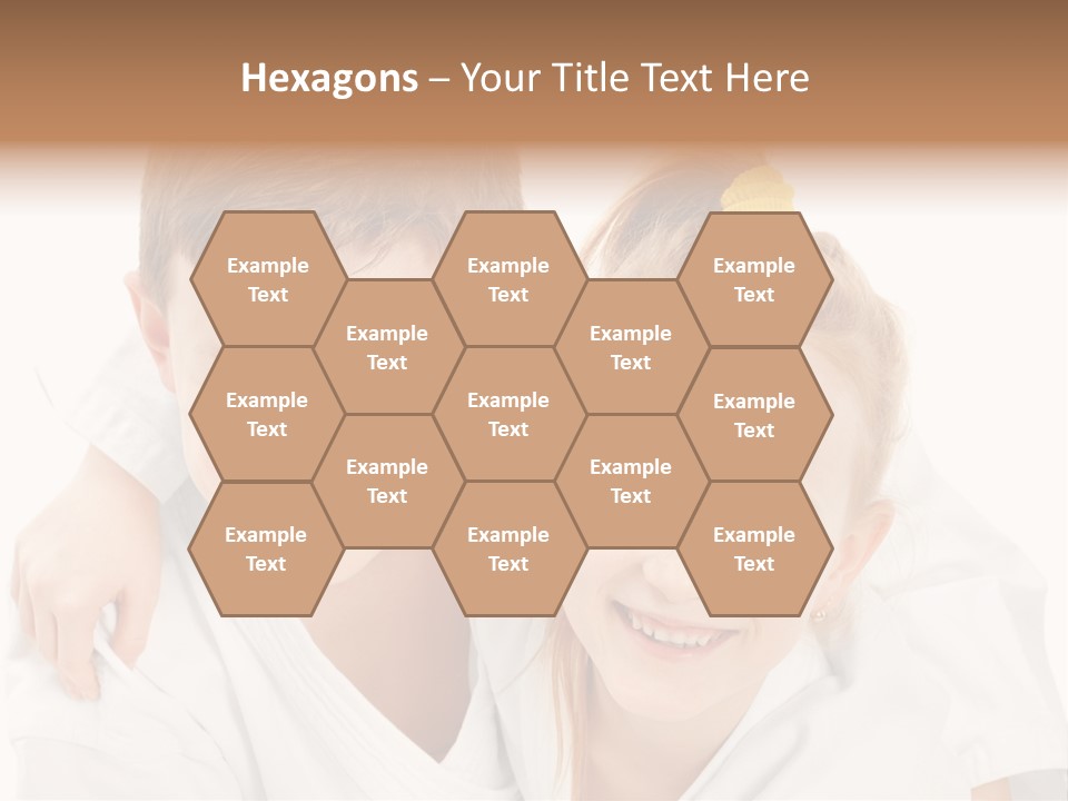 Isolated Childhood Sister PowerPoint Template