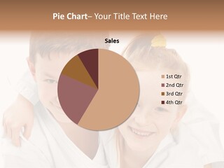 Isolated Childhood Sister PowerPoint Template