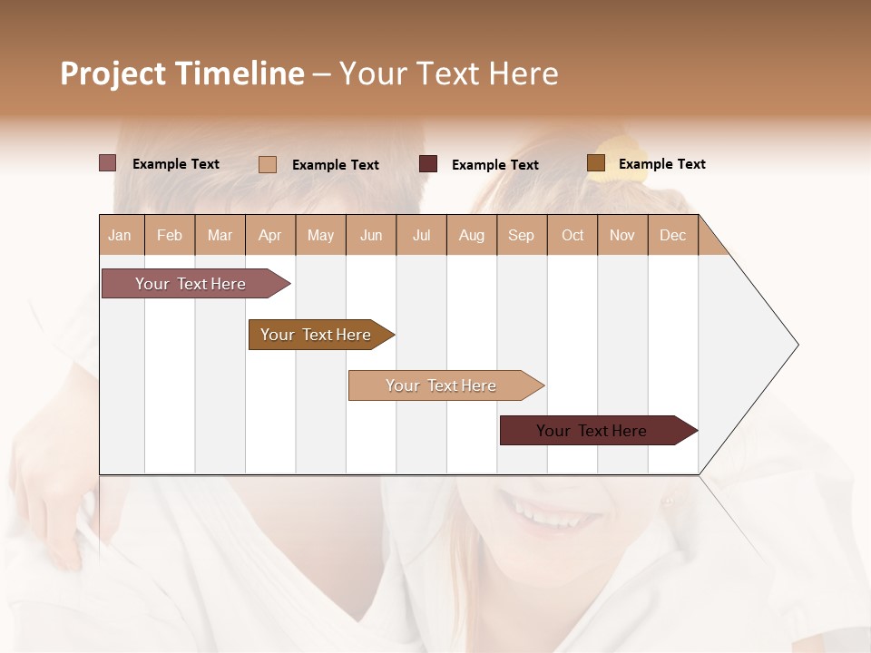Isolated Childhood Sister PowerPoint Template