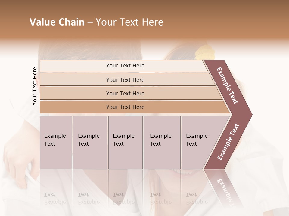Isolated Childhood Sister PowerPoint Template
