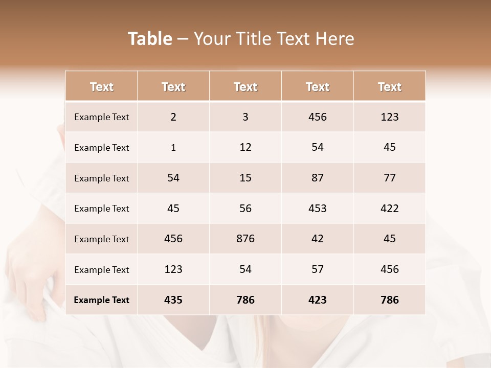 Isolated Childhood Sister PowerPoint Template