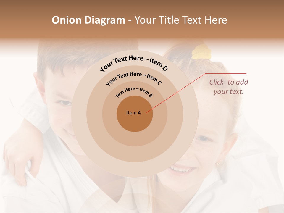 Isolated Childhood Sister PowerPoint Template