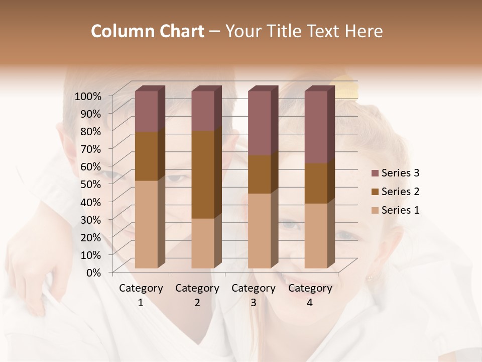 Isolated Childhood Sister PowerPoint Template