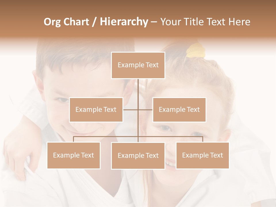 Isolated Childhood Sister PowerPoint Template