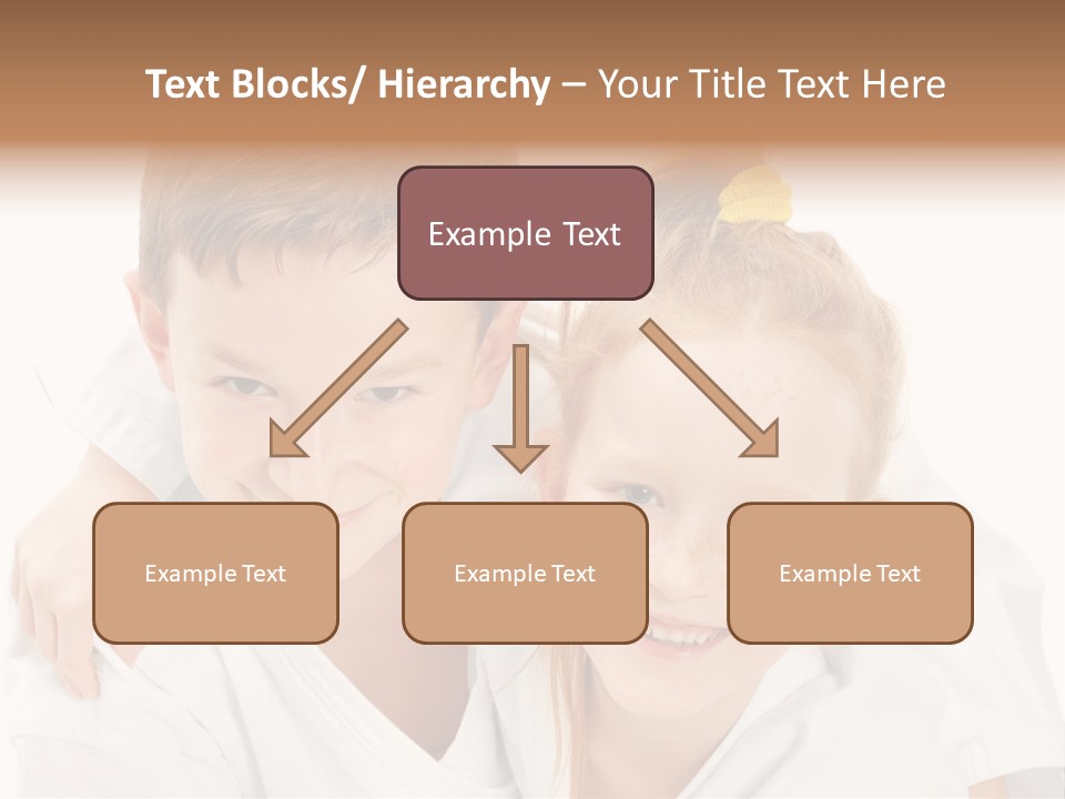 Isolated Childhood Sister PowerPoint Template