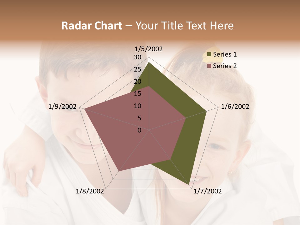 Isolated Childhood Sister PowerPoint Template
