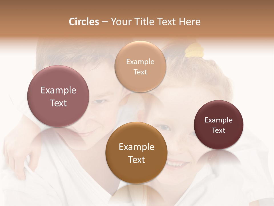 Isolated Childhood Sister PowerPoint Template