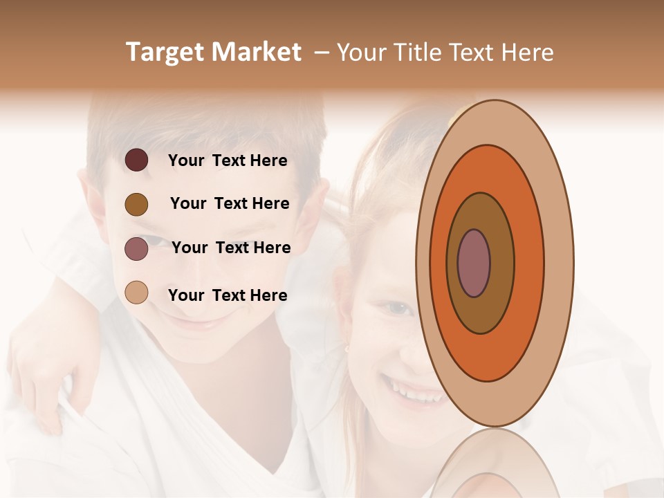 Isolated Childhood Sister PowerPoint Template