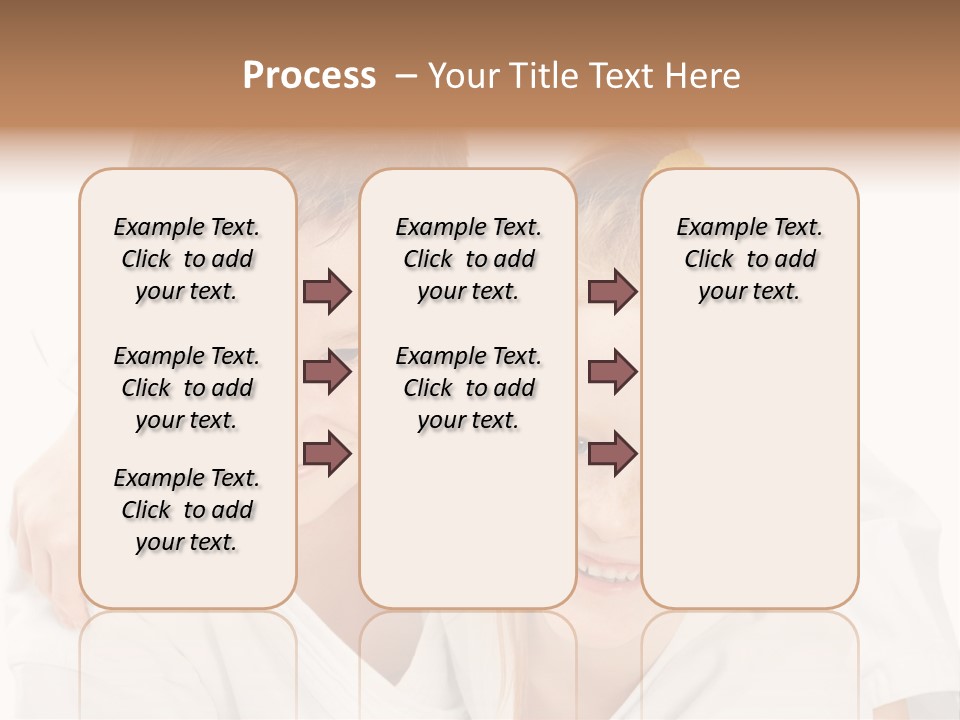 Isolated Childhood Sister PowerPoint Template
