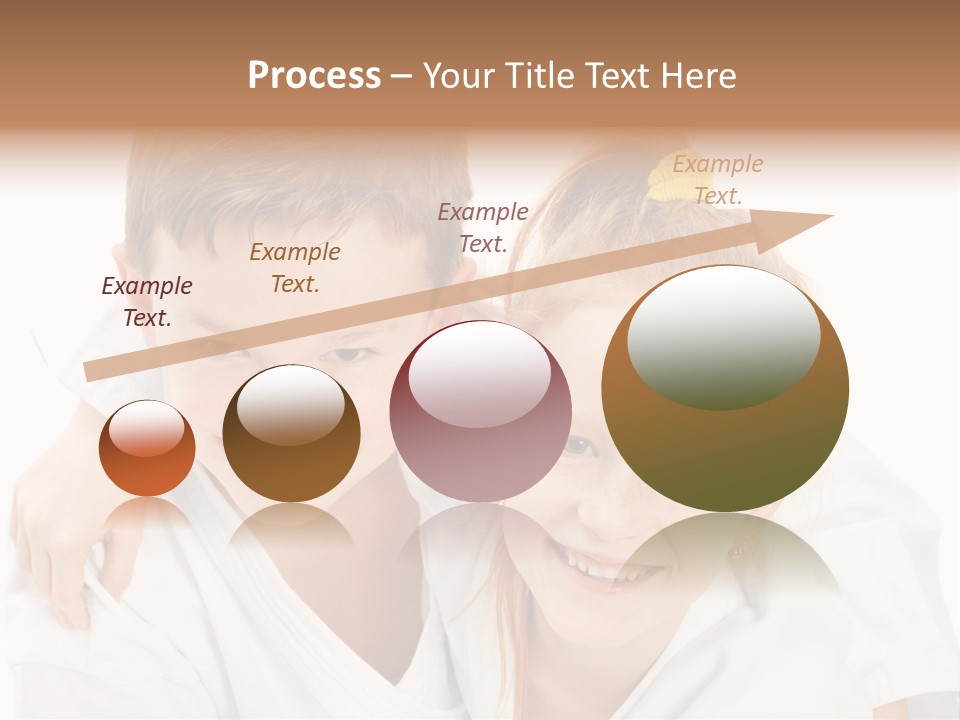 Isolated Childhood Sister PowerPoint Template