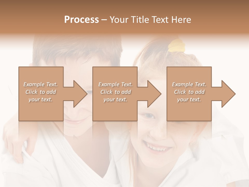 Isolated Childhood Sister PowerPoint Template