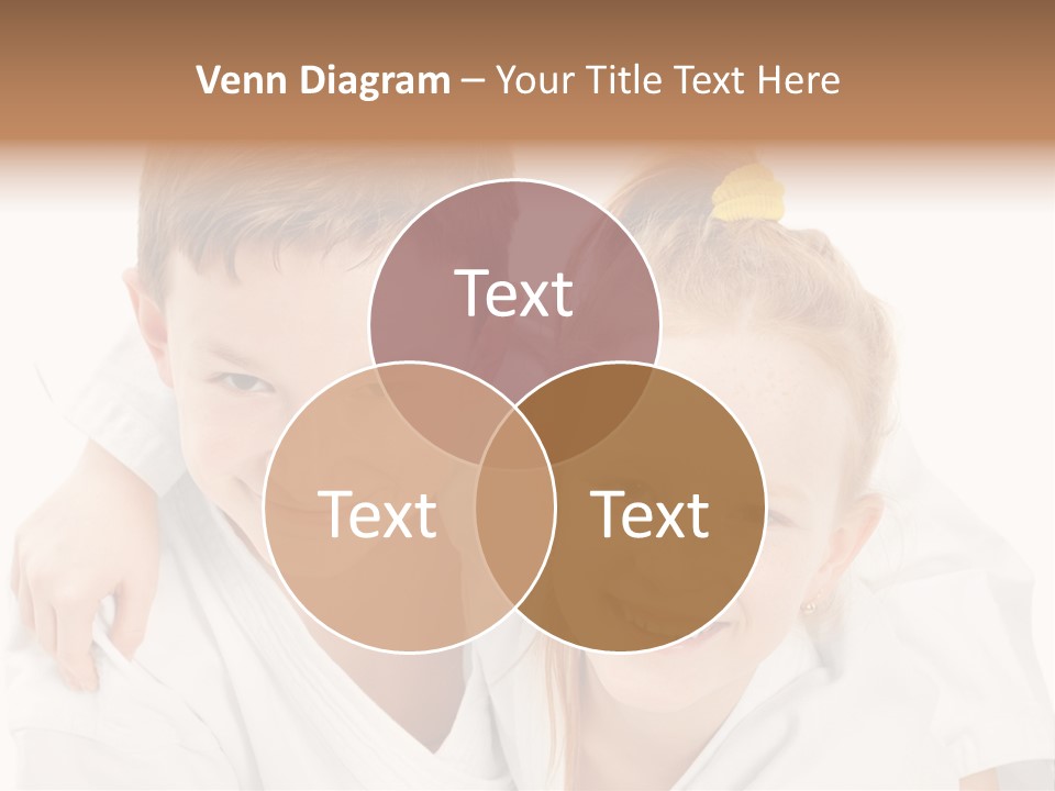 Isolated Childhood Sister PowerPoint Template