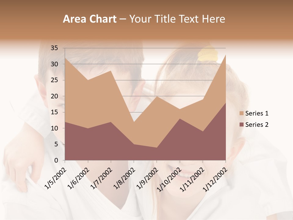 Isolated Childhood Sister PowerPoint Template