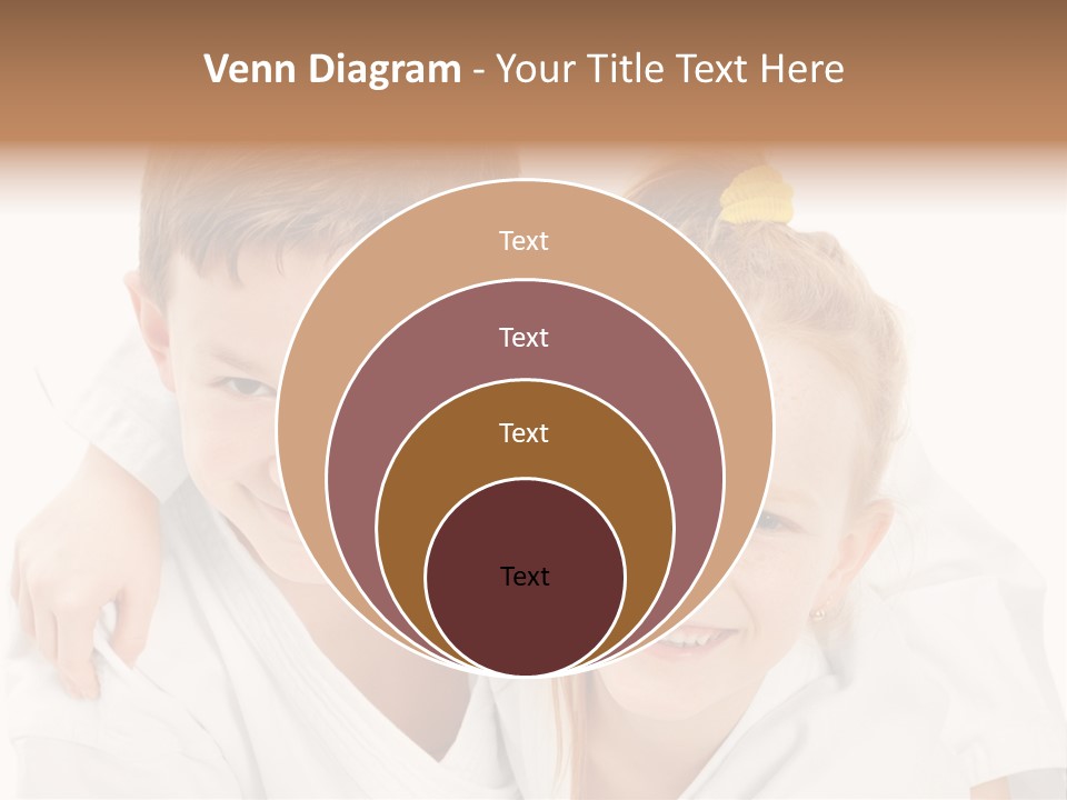 Isolated Childhood Sister PowerPoint Template