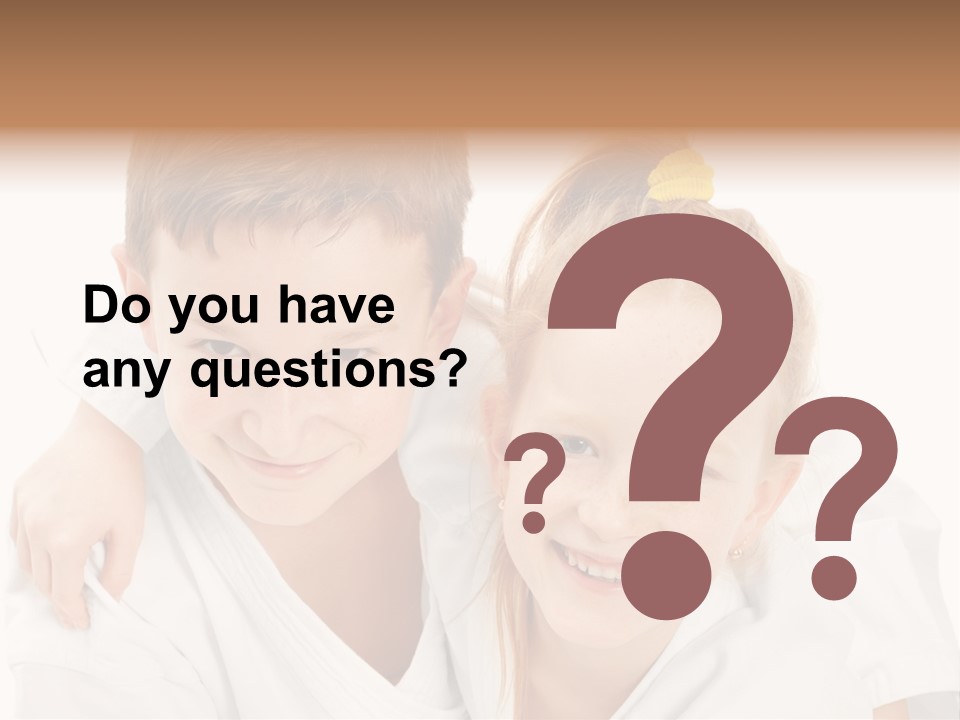 Isolated Childhood Sister PowerPoint Template