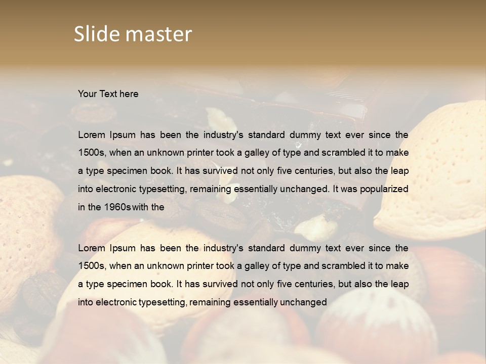 Healthy Shot Snack PowerPoint Template