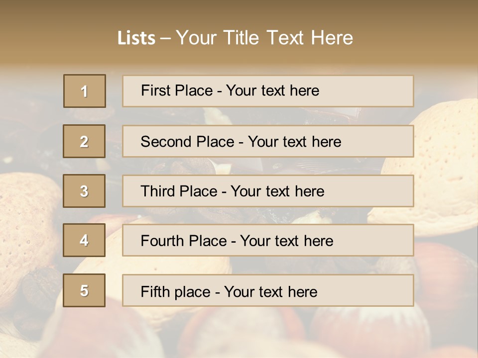Healthy Shot Snack PowerPoint Template