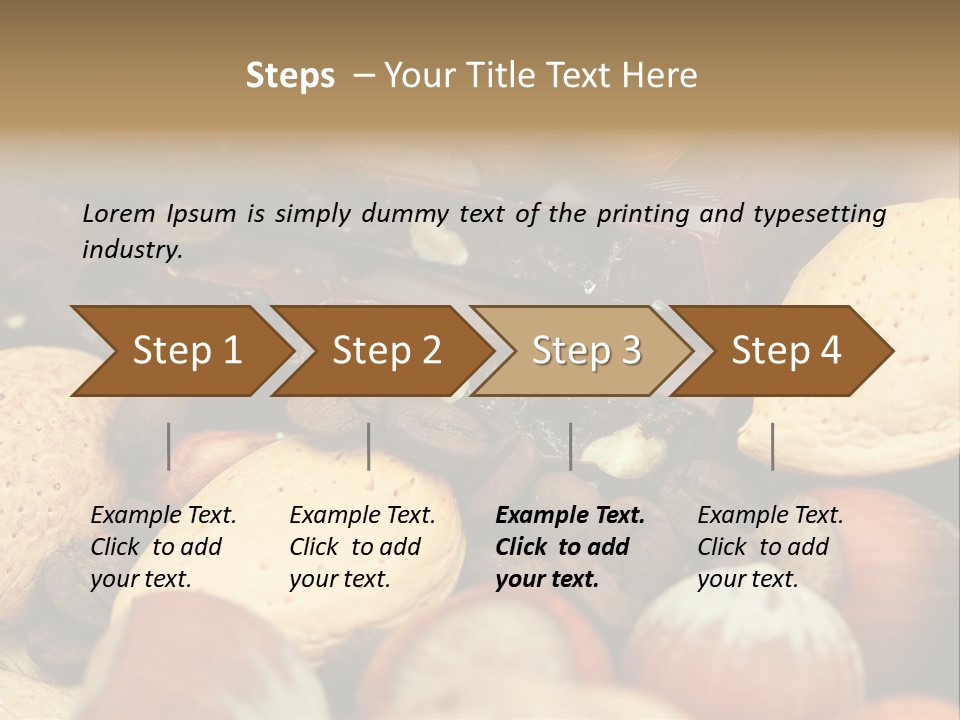 Healthy Shot Snack PowerPoint Template