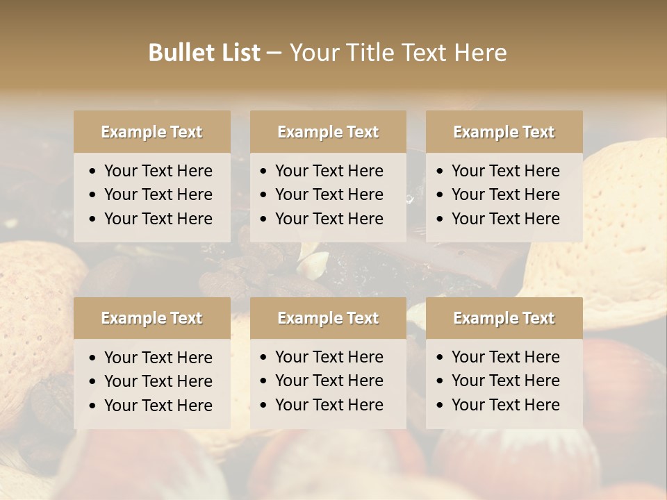 Healthy Shot Snack PowerPoint Template