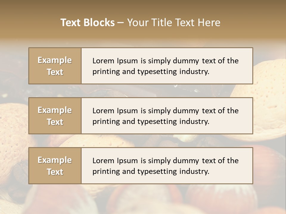 Healthy Shot Snack PowerPoint Template