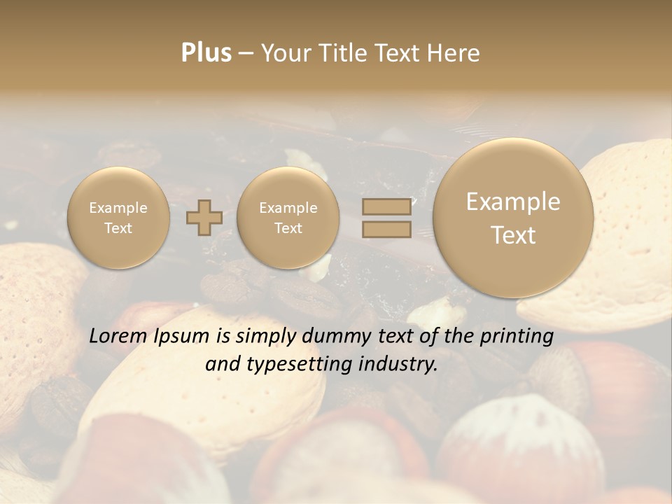 Healthy Shot Snack PowerPoint Template