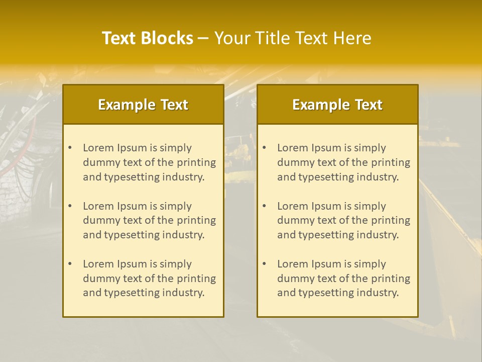 Engineer Dirty Wood PowerPoint Template