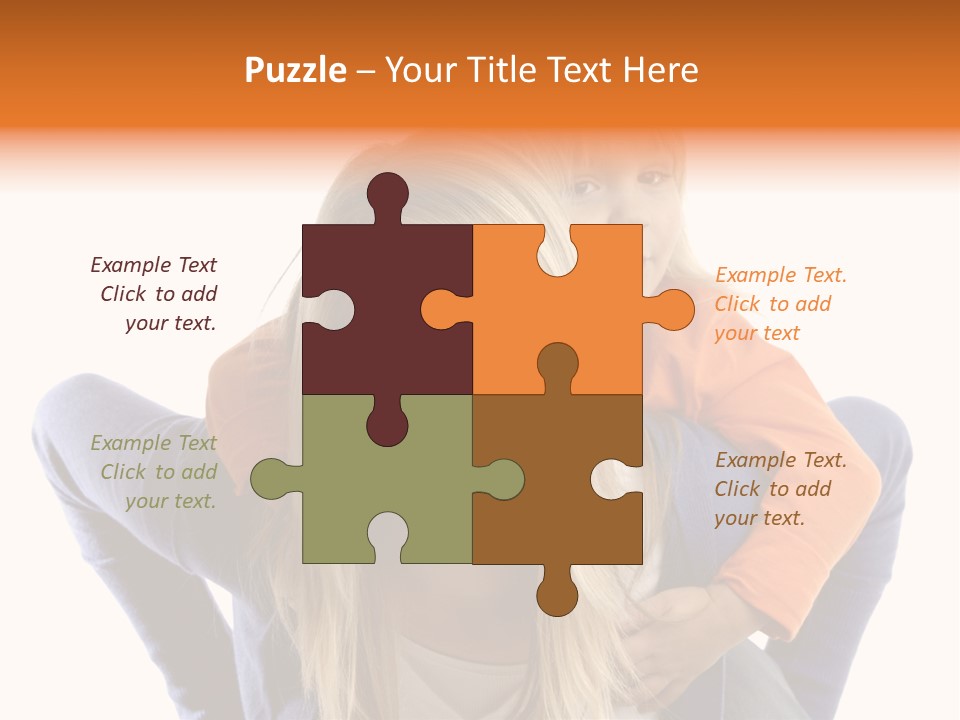 Home Babysitter Portrait PowerPoint Template