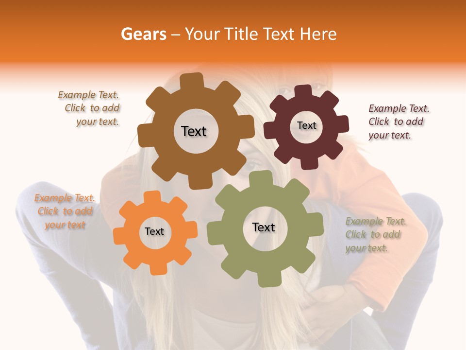 Home Babysitter Portrait PowerPoint Template