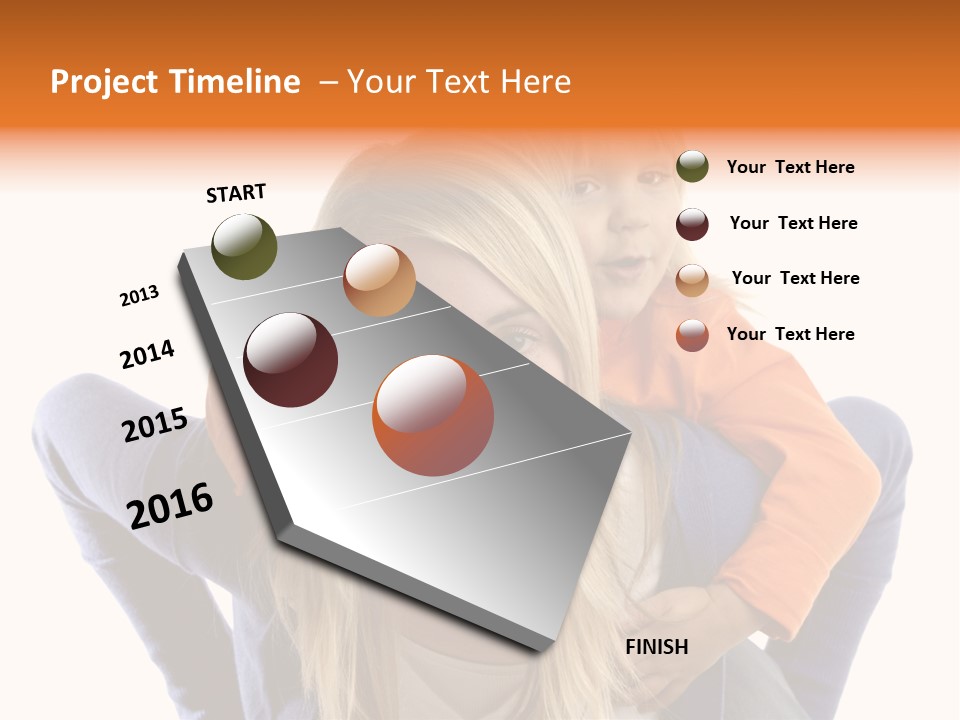 Home Babysitter Portrait PowerPoint Template