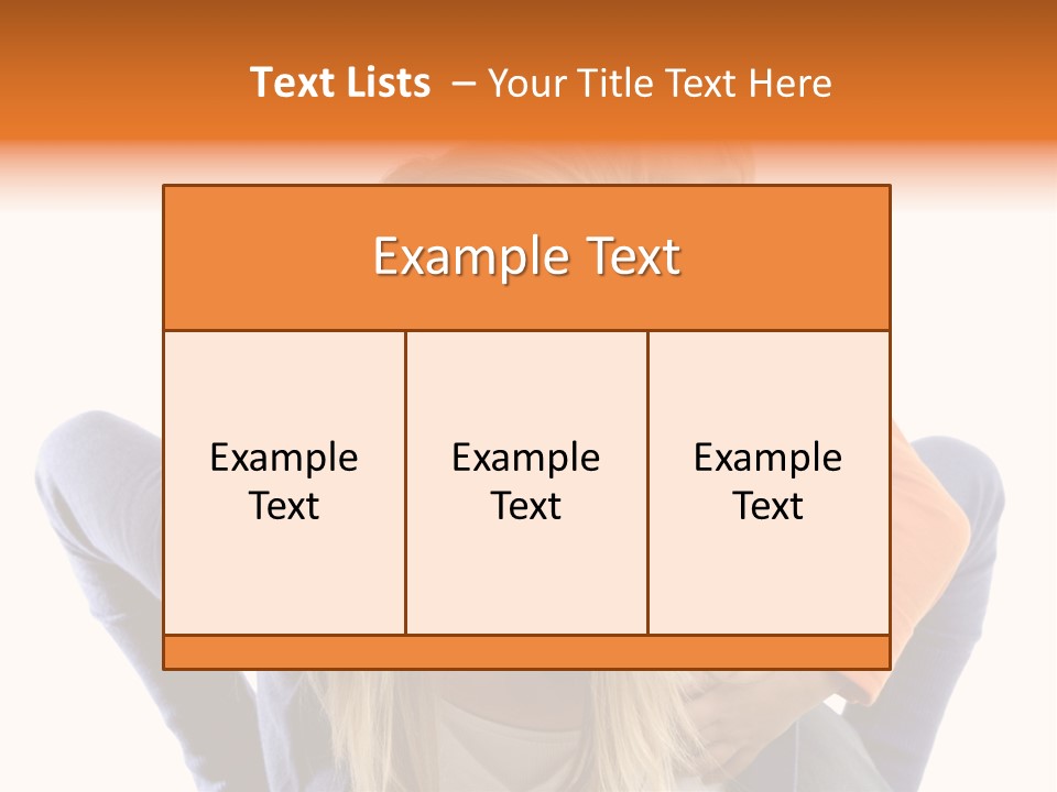 Home Babysitter Portrait PowerPoint Template