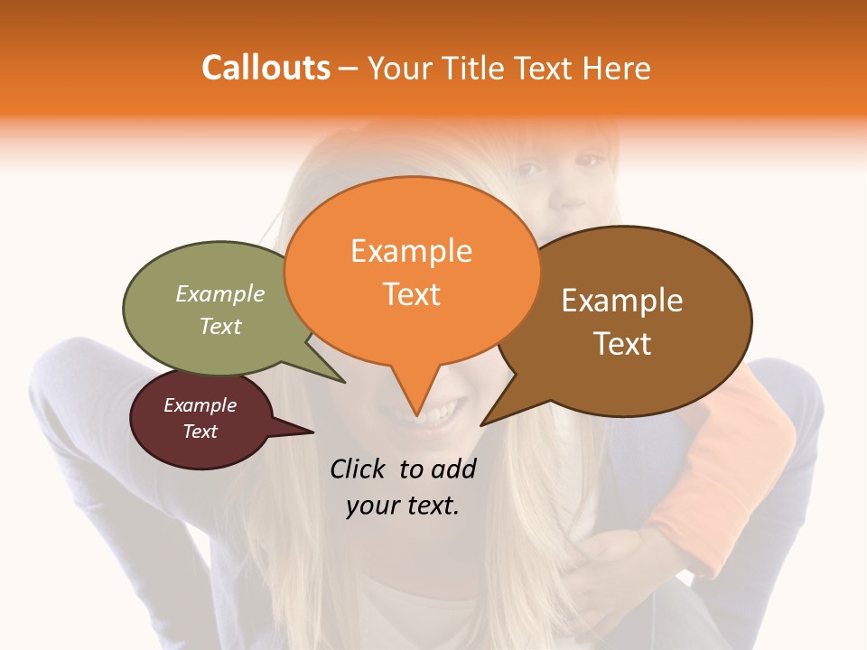 Home Babysitter Portrait PowerPoint Template