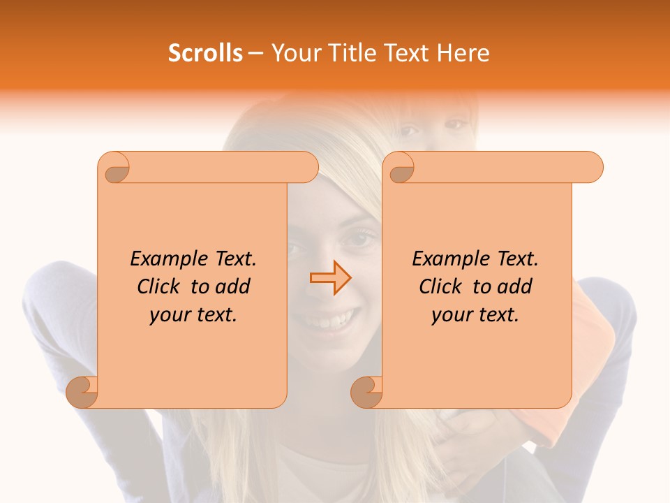 Home Babysitter Portrait PowerPoint Template