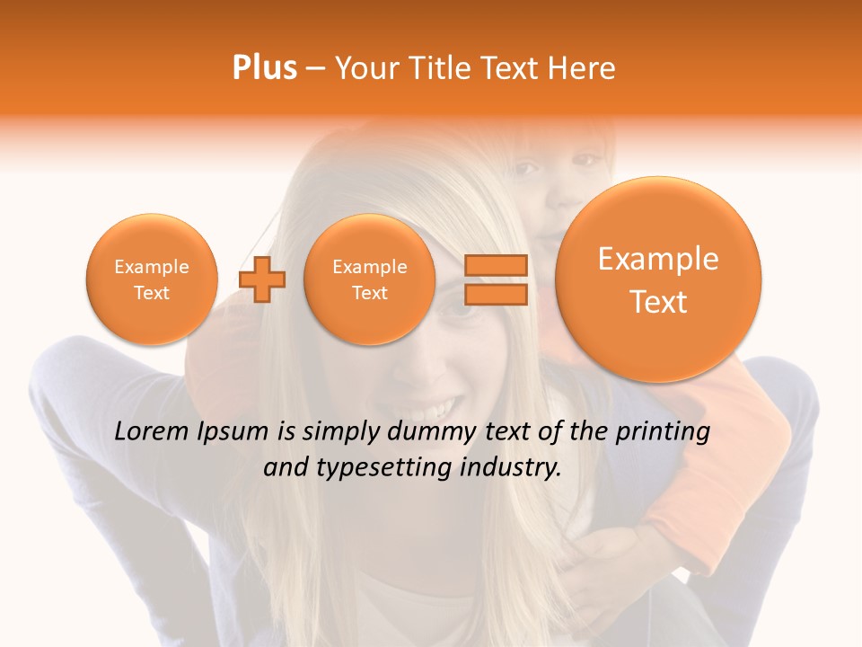 Home Babysitter Portrait PowerPoint Template