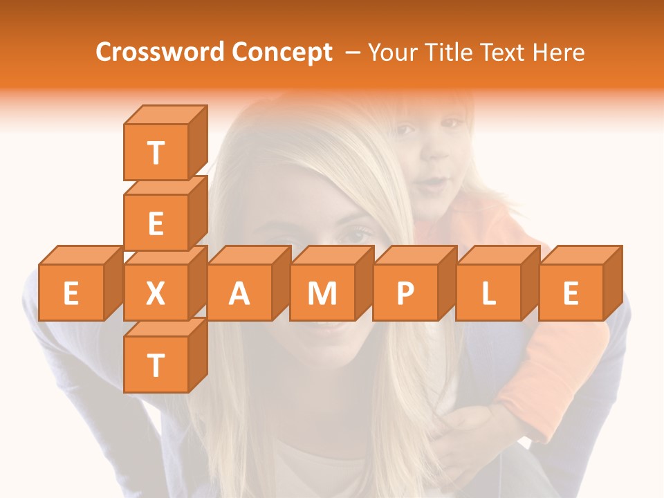 Home Babysitter Portrait PowerPoint Template