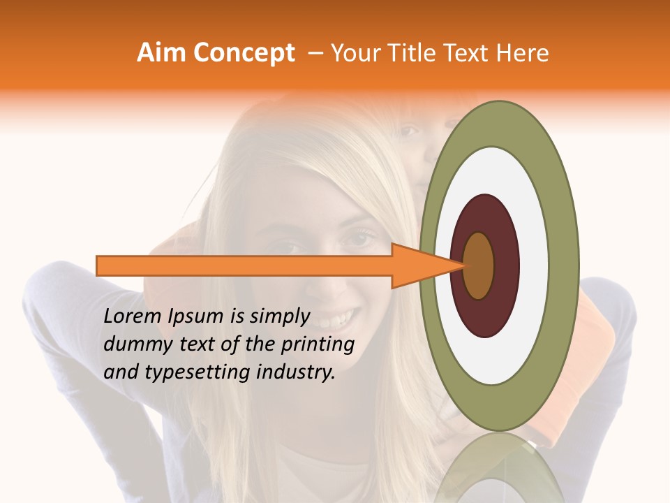 Home Babysitter Portrait PowerPoint Template