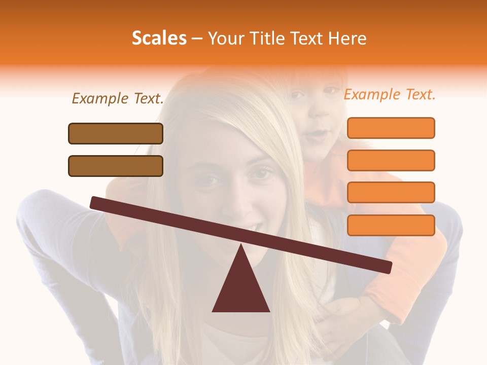 Home Babysitter Portrait PowerPoint Template