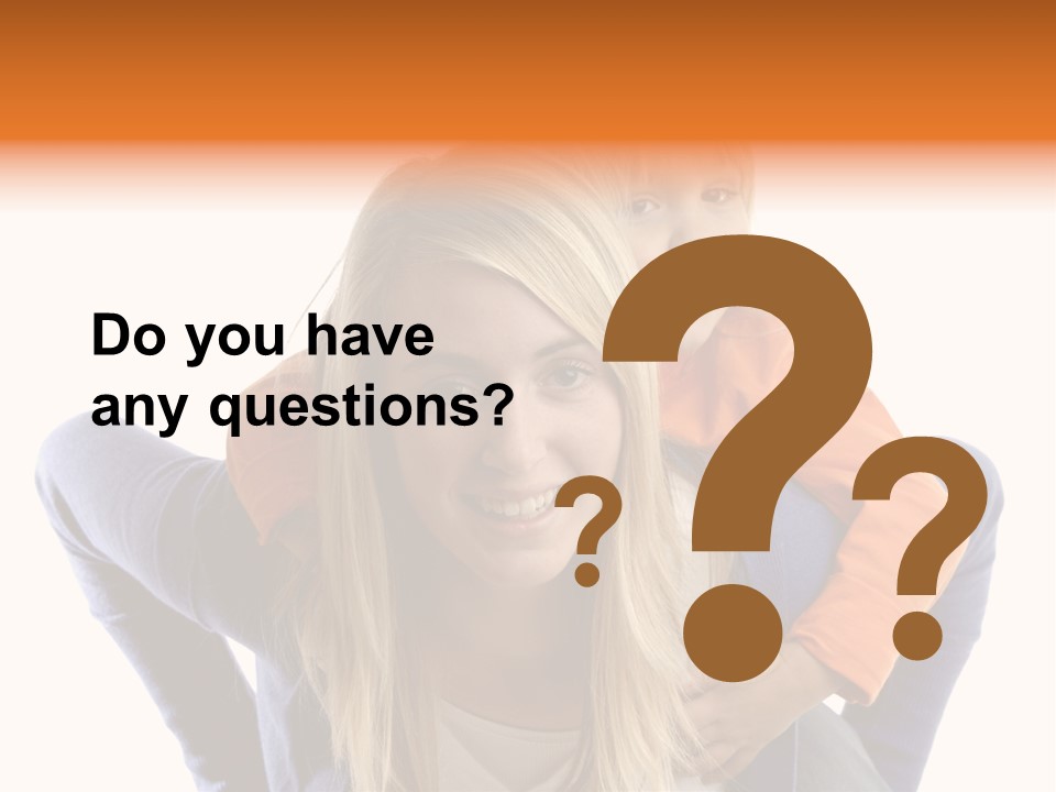 Home Babysitter Portrait PowerPoint Template