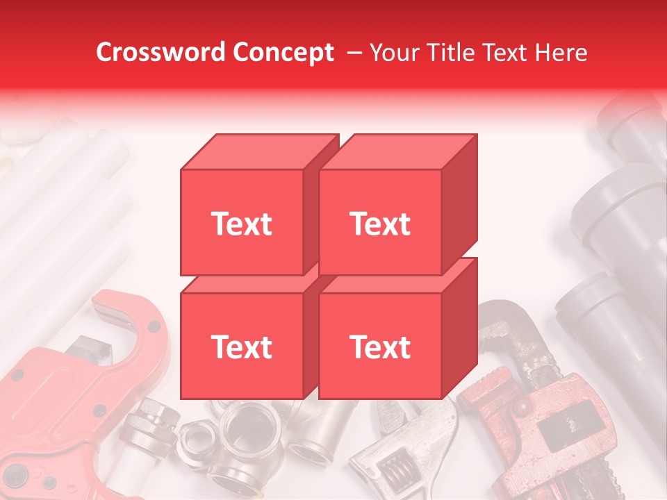 Plastic Sanitary Cutter PowerPoint Template