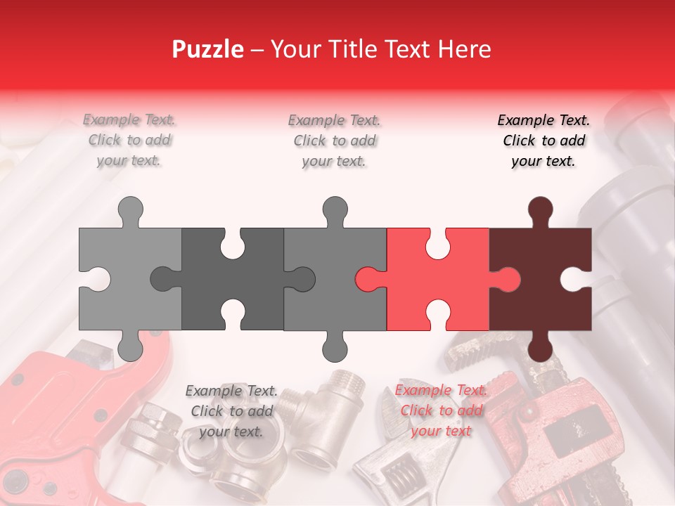 Plastic Sanitary Cutter PowerPoint Template