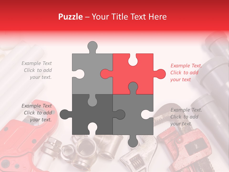 Plastic Sanitary Cutter PowerPoint Template