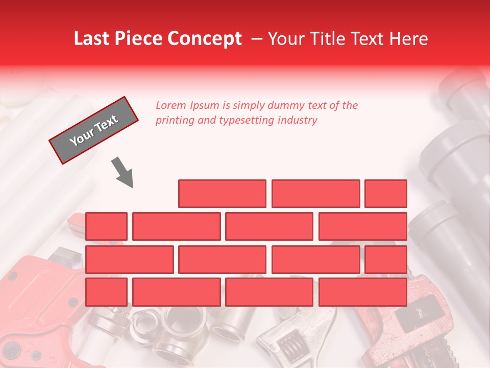 Plastic Sanitary Cutter PowerPoint Template