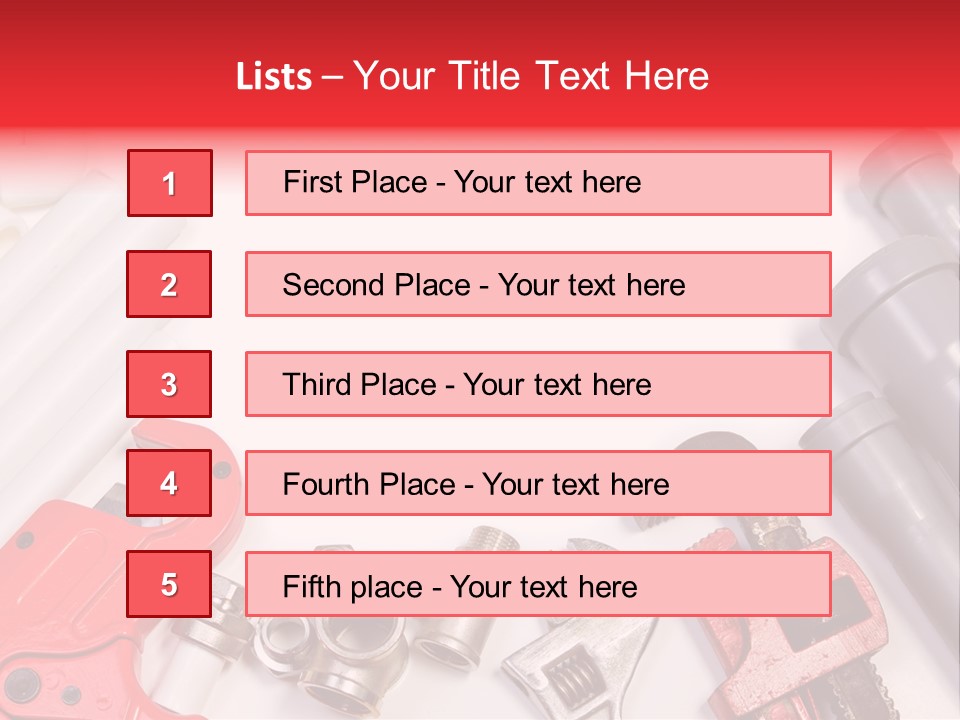 Plastic Sanitary Cutter PowerPoint Template