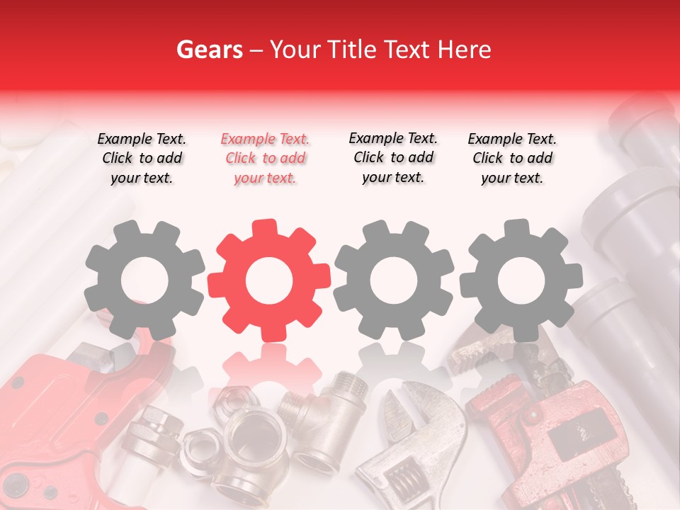 Plastic Sanitary Cutter PowerPoint Template