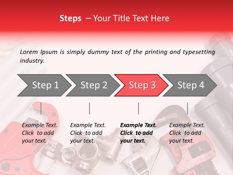 Plastic Sanitary Cutter PowerPoint Template