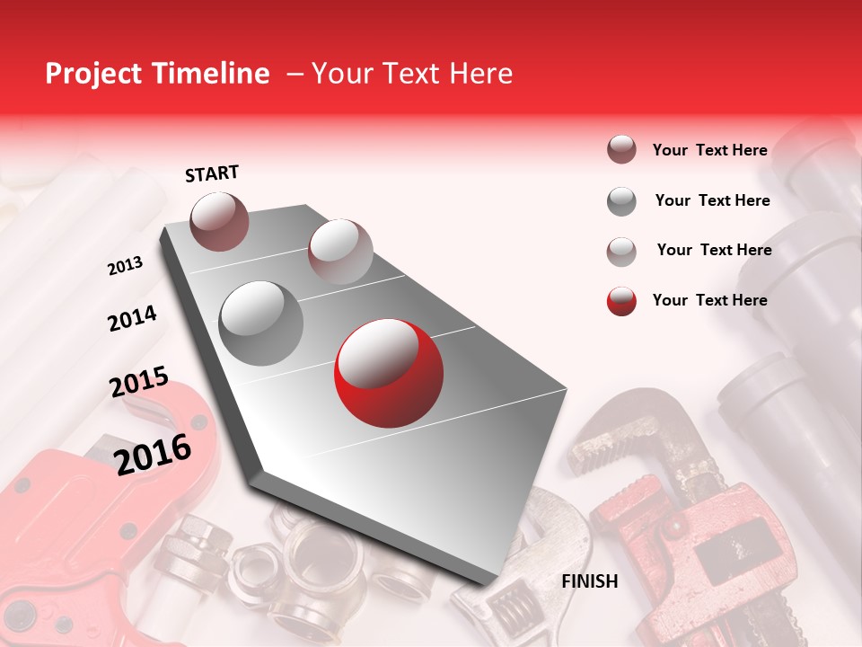 Plastic Sanitary Cutter PowerPoint Template
