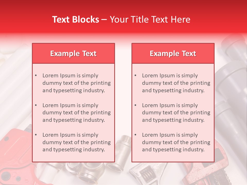 Plastic Sanitary Cutter PowerPoint Template