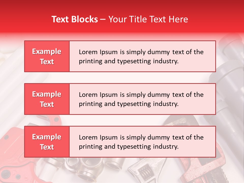 Plastic Sanitary Cutter PowerPoint Template