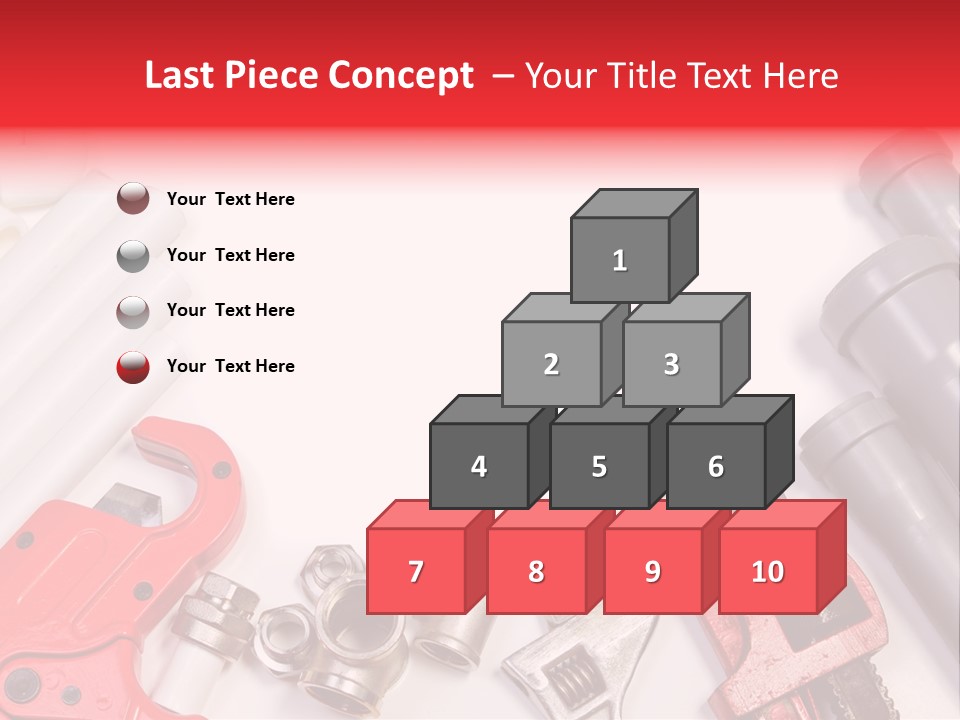 Plastic Sanitary Cutter PowerPoint Template