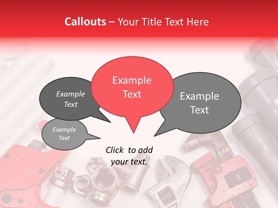 Plastic Sanitary Cutter PowerPoint Template